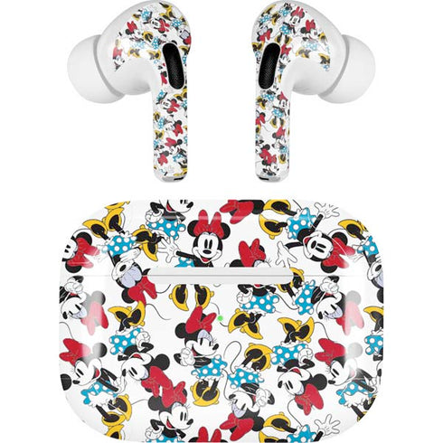 Disney Minnie Mouse Rockin Minnie Pattern AirPods Pro 2nd Gen Skin